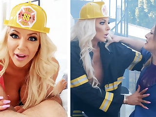 Booty firefighter fuck young guy